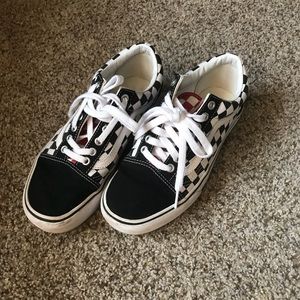 Checkered Platform Vans